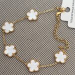 Bracelet trèfle blanc