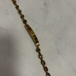 Gourmette graine de café gravure