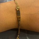 Goumette enfant couronne & gravure