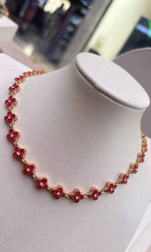 Collier Anaïs Rouge