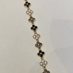 Bracelet Anaïs Noir & dorée