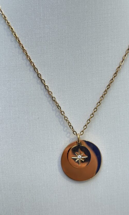 Collier Gravure Étoile
