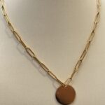 Collier Gravure chaîne maille